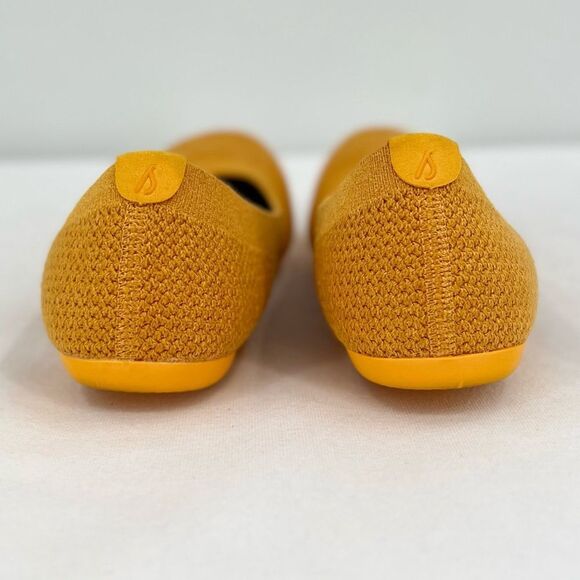 Allbirds Knit Tree Breezers Thrive Yellow Renewable Slip On Ballet Flats Size 6 - Picture 13 of 14